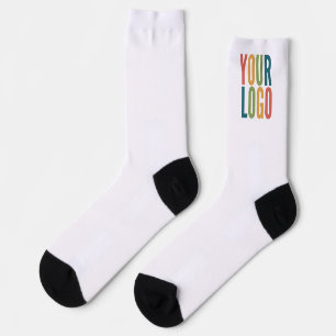 Custom Logo Here   Add Your Own Design Socks
