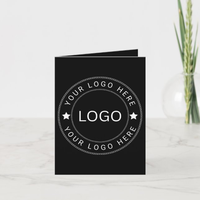 Custom Logo Holiday Card (Front)