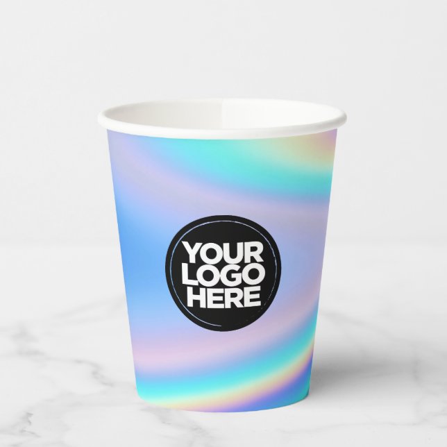 Custom Logo Holographic Crafts Party Paper Cups (Left)