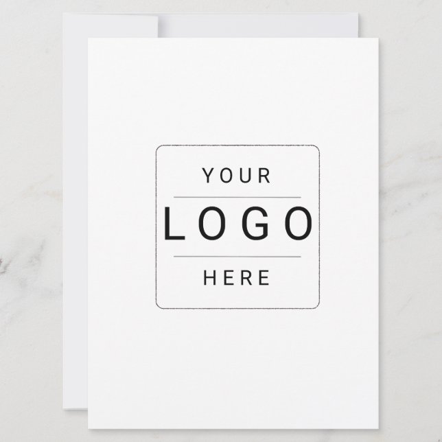 Custom Logo Invitation (Front)