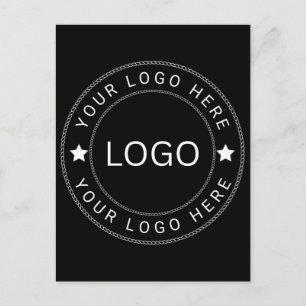 Custom Logo Invitation Postcard