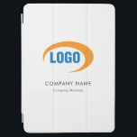 Custom Logo iPad Air Cover<br><div class="desc">Custom logo design that can be personalised with your company logo,  text and website.</div>