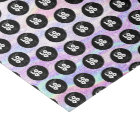 Custom Logo Iridescent Glitter Print Tissue Paper