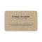 Custom logo Kraft paper business cards