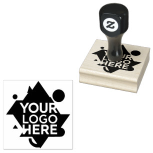 Custom Logo Large Rubber Stamp