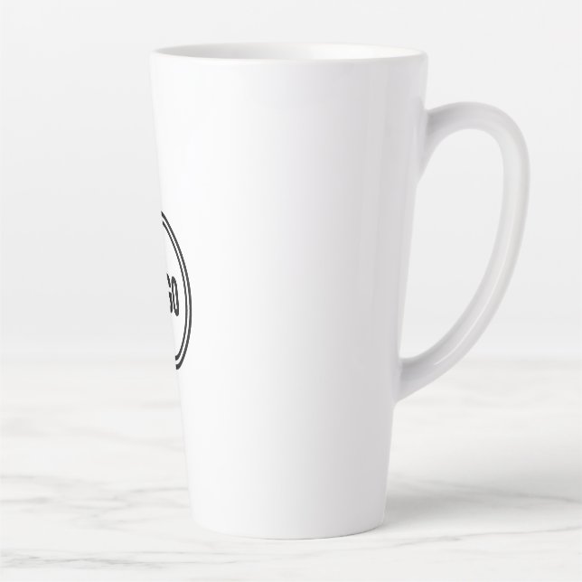 Custom logo latte mug (Right)