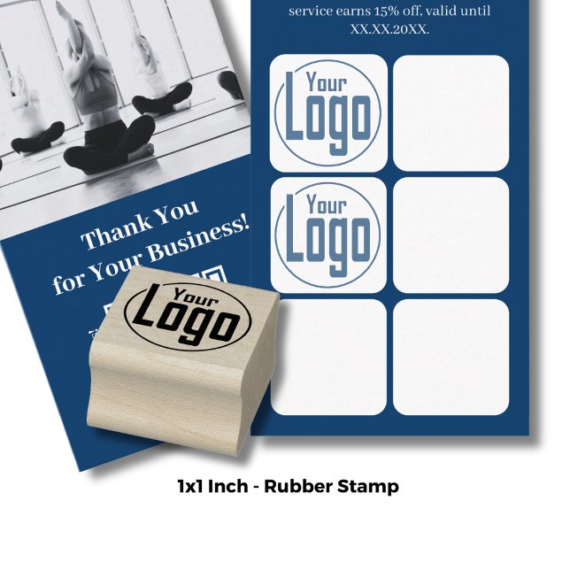 Custom Logo - Loyalty Card Devaluation  Rubber Stamp (Custom Logo - Loyalty Card Devaluation Rubber Stamp)
