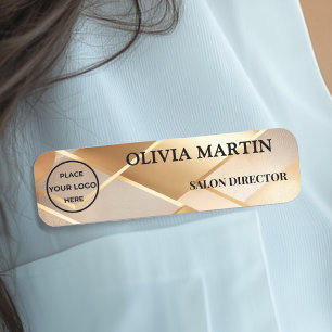 Custom Logo Magnetic Name Badge