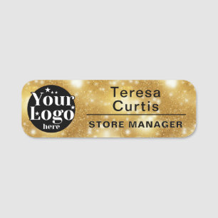 Custom Logo Magnetic / Safety Pin Employee Name Tag