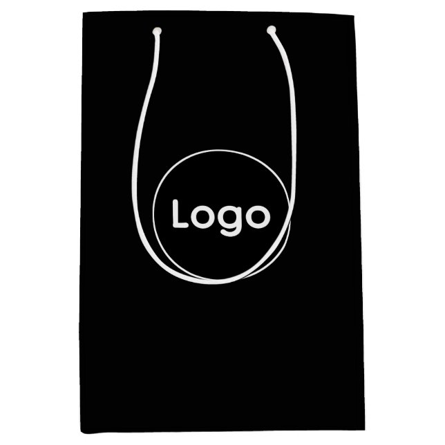 Custom Logo  Medium Gift Bag (Front)