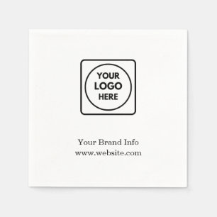 Custom Logo   Minimal Modern Corporate Branding  Napkin
