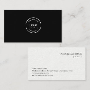 Custom Logo Minimalist Modern Professional Brandin Business Card