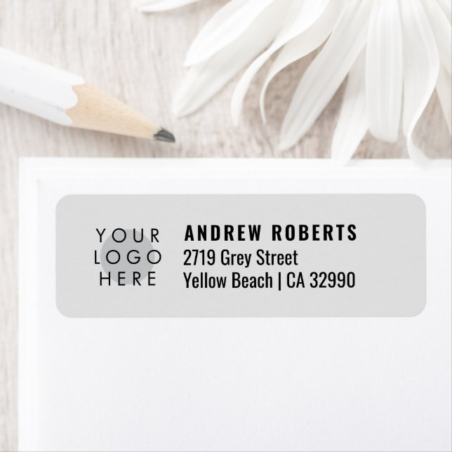 Custom Logo Minimalistic Light Grey Modern Stylish (Insitu)