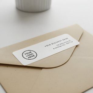 Custom Logo Modern Company Return Address
