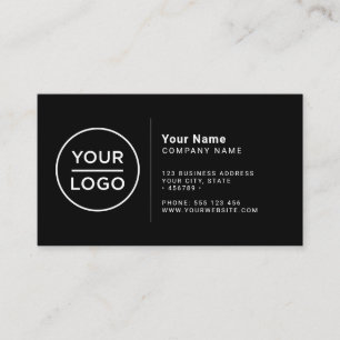 Custom logo modern minimalist any colour business card