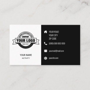 Custom logo modern minimalist icons business card