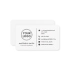 Custom logo modern minimalist social media icons