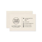 Custom logo modern minimalist social media icons