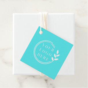 Custom Logo Modern Minimalist Social Media Icons Favour Tags