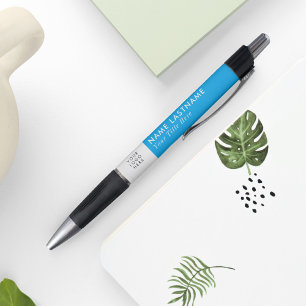 Custom Logo Modern Sky Blue Simple Business