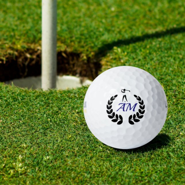 Custom Logo  monogrammed Personalised Golf Balls (Creator Uploaded)