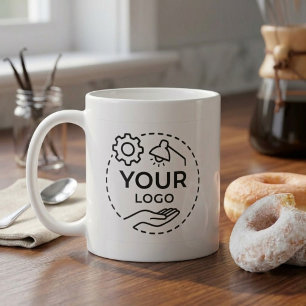 Custom Logo Mug for Company - Simple Promotional