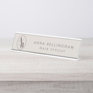 Custom Logo Mug   Personalised Business Branding Desk Name Plate
