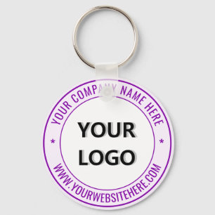 Custom Logo, Name and Website Promotional Keychain
