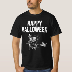 Custom Logo   Name, Flying Witch and a Black Cat T-Shirt