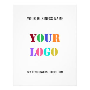 Custom Logo Name Info Promotional Business Flyer
