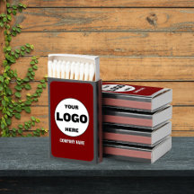 Custom Logo & Name Matchboxes – Personalised Favou