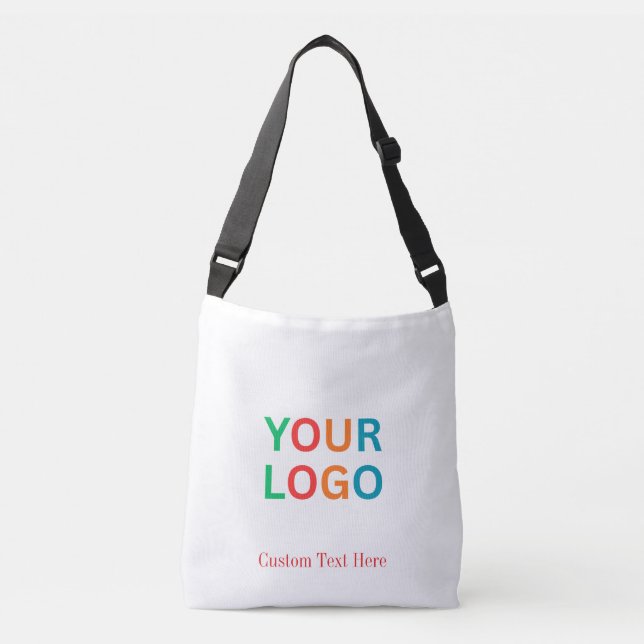 Custom Logo & Name Stylish  Crossbody Bag (Front)
