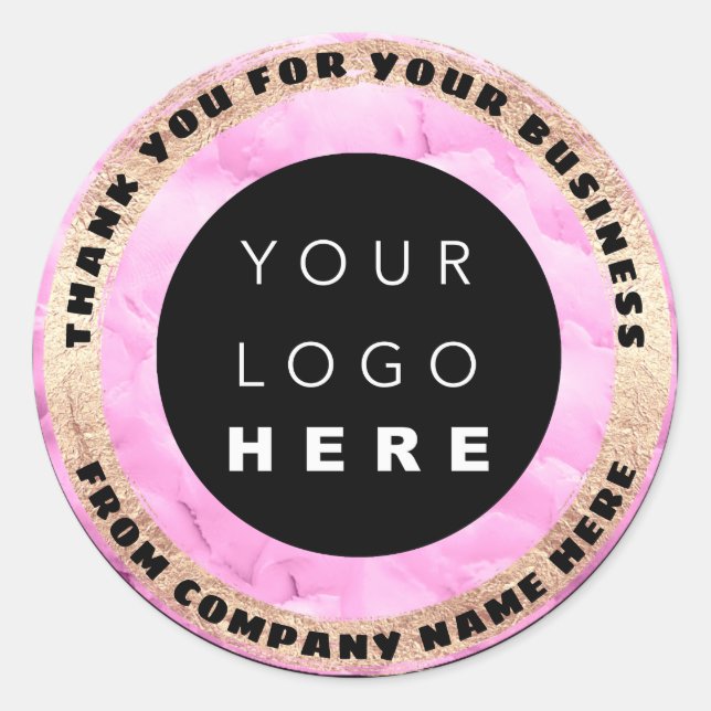  Custom Logo Name Web Seal Gold Frame Sweet Cakes (Front)