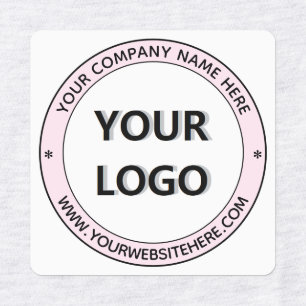 Custom Logo Name Website Business Labels Example