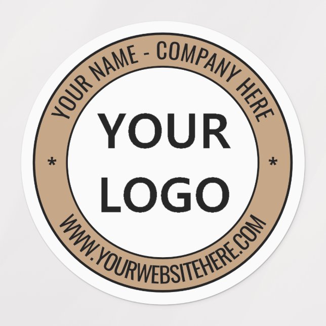 Custom Logo Name Website Personalised Colours Stam (Design 1)