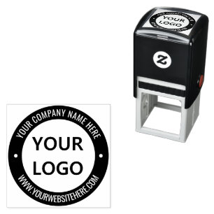 Custom Logo Name Website Professional Stamp