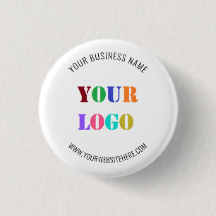 Custom Logo Name Website Promotion Company Button