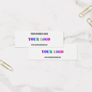Custom Logo Name Website Promotional Business Card