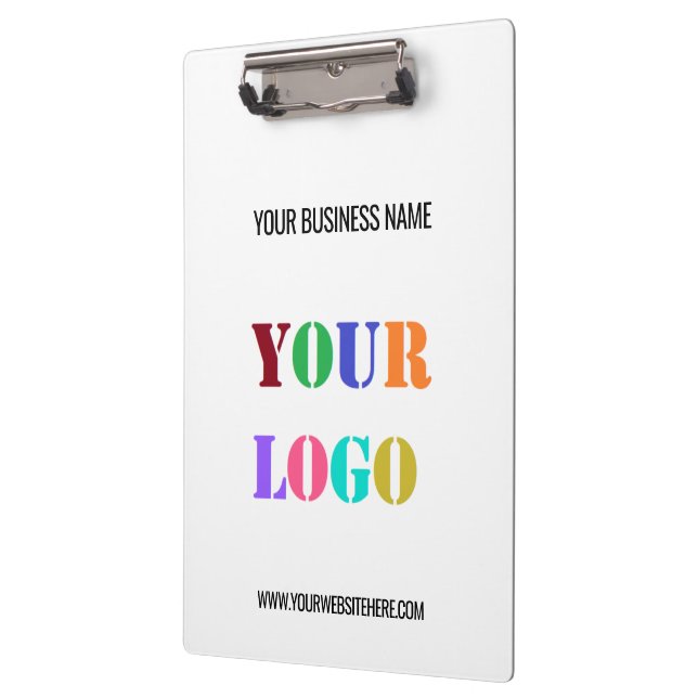 Custom Logo Name Website Promotional Clipboard (Left)