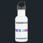 Custom Logo Name Website Promotional Personalised  532 Ml Water Bottle<br><div class="desc">Custom Logo Name Website Promotional Personalised Colours / Text - Modern Business or Personal Gift - Add Your Logo - Image - Photo / Name - Company / Website or E-mail or Phone - Contact Information - Resize and Move or Remove / Add Elements - Image / Text with Customisation...</div>