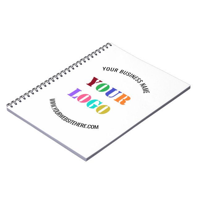Custom Logo Name Website Promotional Personalised Notebook (Left Side)