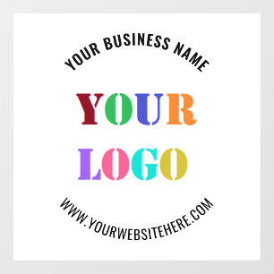 Custom Logo Name Website Promotional Window Decal