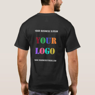 Custom Logo Name Website T-Shirt Promotional