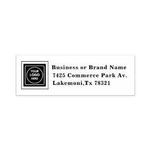 Custom Logo Office Business Professional Brand Self-inking Stamp