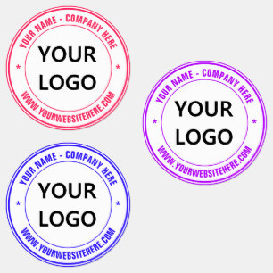 Custom Logo or Photo and Text Labels Template