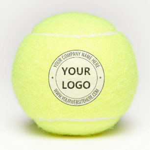 Custom Logo or Photo Text Tennis Balls Template
