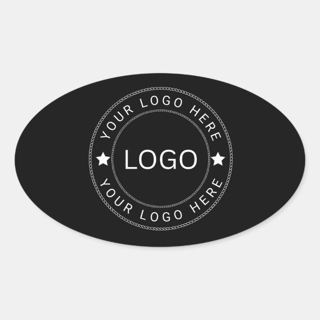 Custom Logo Oval Sticker (Front)