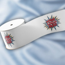 Custom Logo Pattern White Promotional 3"