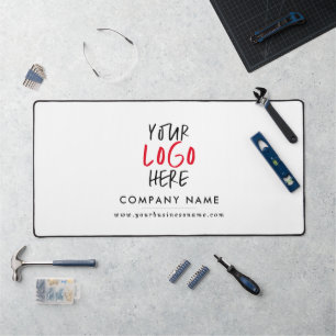 Custom Logo Personalised Business Branding Desk Mat