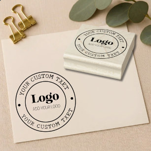 Custom Logo Personalised Business Branding Seal Rubber Stamp